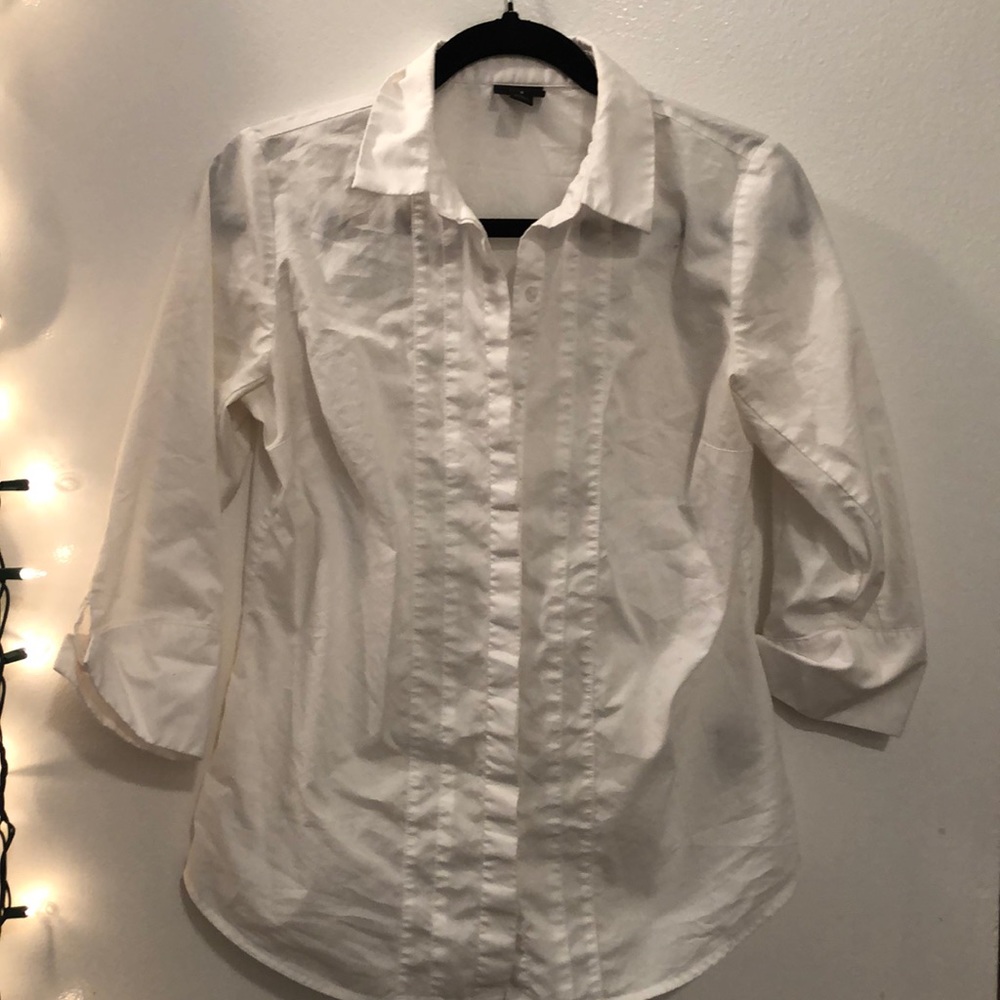 White button down